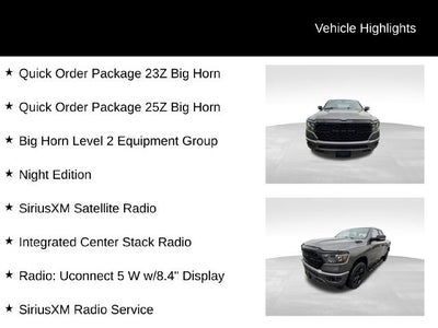 2022 RAM 1500 Big Horn Quad Cab 4x4 6'4" Box