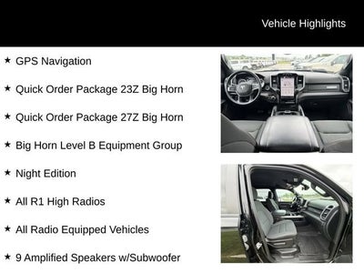 2024 RAM 1500 Big Horn Crew Cab 4x4 5'7" Box