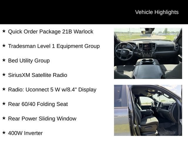 2025 RAM 1500 Warlock Crew Cab 4x4 5'7" Box