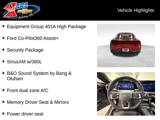 2024 Ford Mustang GT Premium Fastback