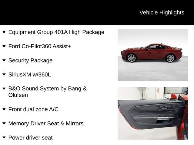 2024 Ford Mustang GT Premium Fastback