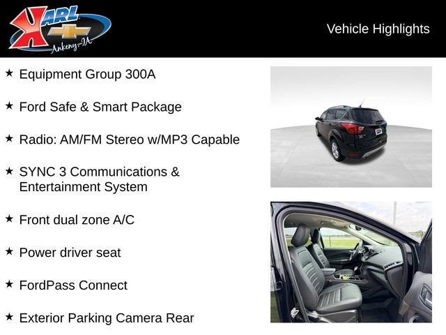 2019 Ford Escape SEL