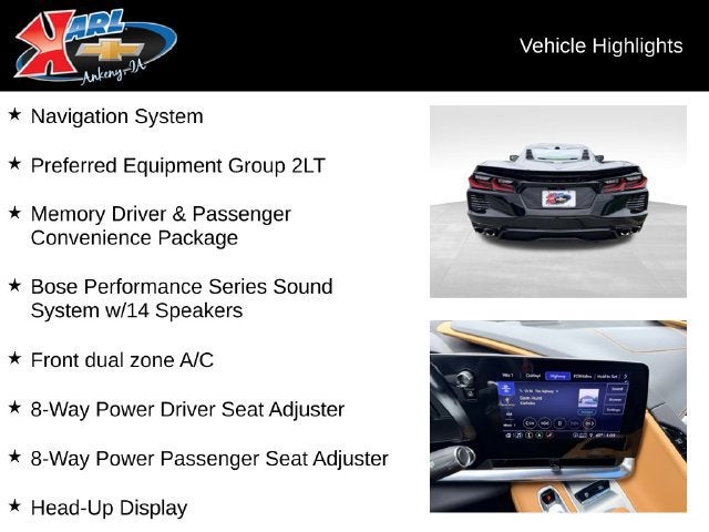 2022 Chevrolet Corvette Stingray 2LT