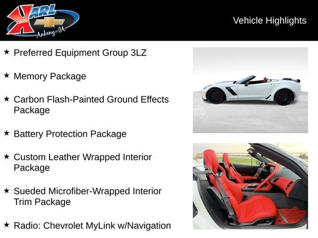 2016 Chevrolet Corvette Z06 Z06 3LZ