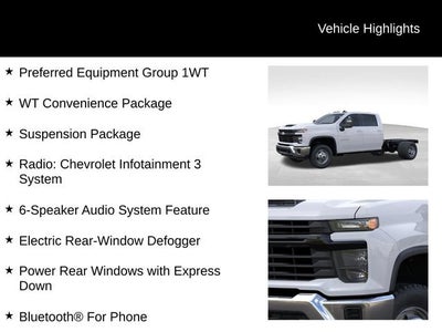 2026 Chevrolet Silverado 3500 HD Chassis Cab Work Truck