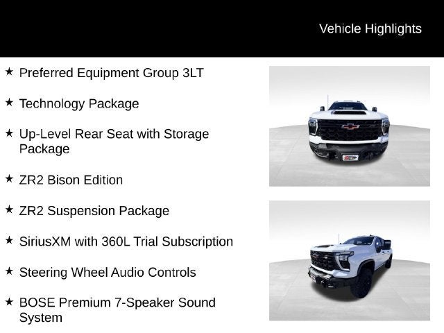 2025 Chevrolet Silverado 2500 HD ZR2