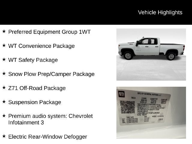 2025 Chevrolet Silverado 2500 HD WT