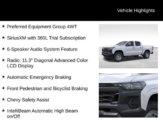 2026 Chevrolet Colorado WT