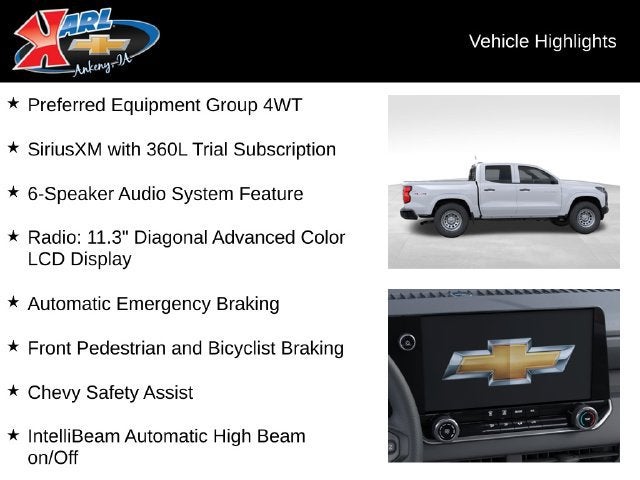 2026 Chevrolet Colorado WT