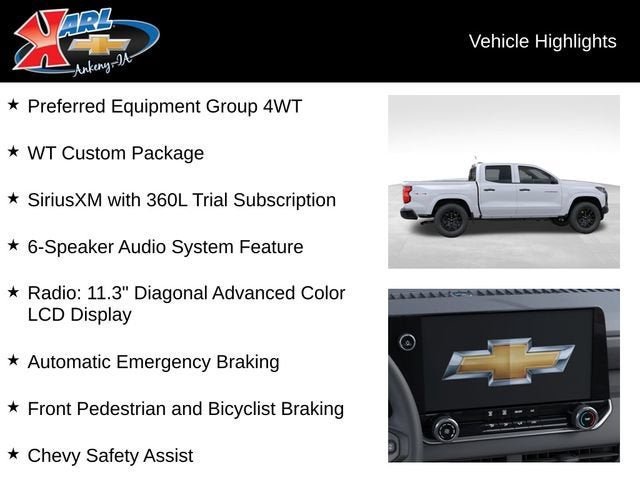 2026 Chevrolet Colorado WT