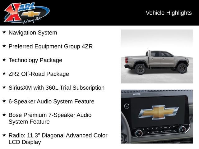 2026 Chevrolet Colorado ZR2
