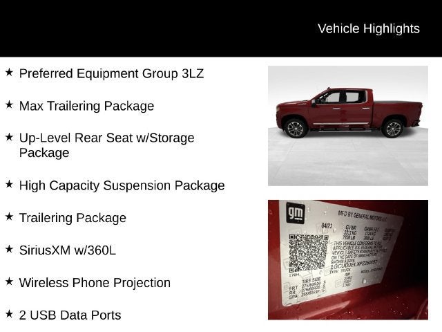2023 Chevrolet Silverado 1500 High Country