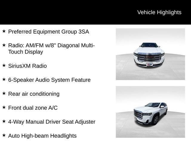 2021 GMC Acadia SLE