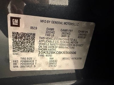 2019 GMC Yukon SLT