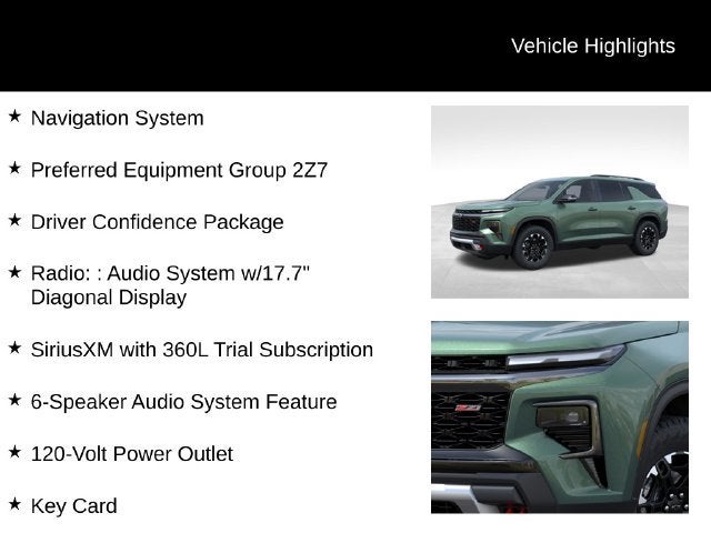 2027 Chevrolet Traverse Z71
