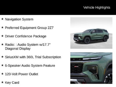 2027 Chevrolet Traverse Z71