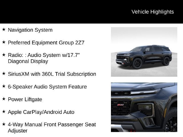 2027 Chevrolet Traverse Z71