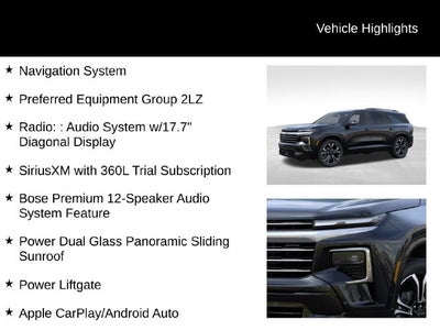 2027 Chevrolet Traverse High Country