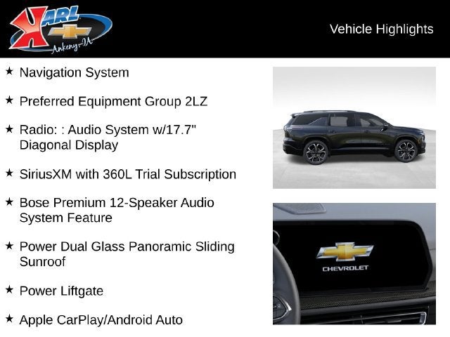 2027 Chevrolet Traverse High Country