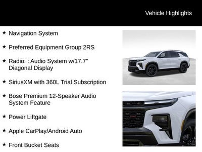 2027 Chevrolet Traverse RS