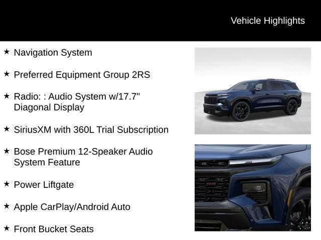 2027 Chevrolet Traverse RS