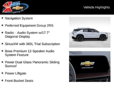 2027 Chevrolet Traverse RS