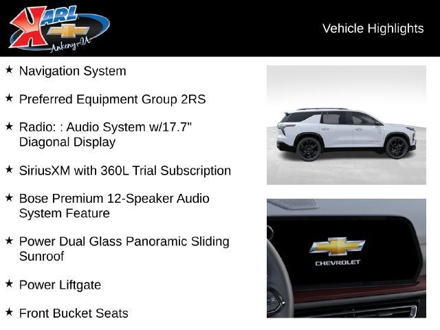 2027 Chevrolet Traverse RS