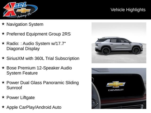 2026 Chevrolet Traverse RS