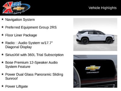 2027 Chevrolet Traverse RS