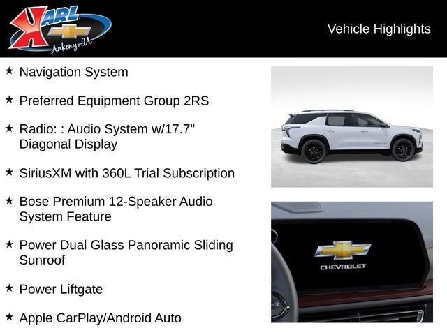 2026 Chevrolet Traverse RS