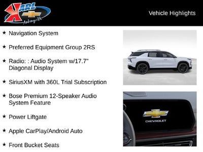2027 Chevrolet Traverse RS