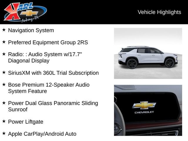 2027 Chevrolet Traverse RS