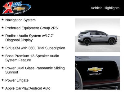 2026 Chevrolet Traverse RS