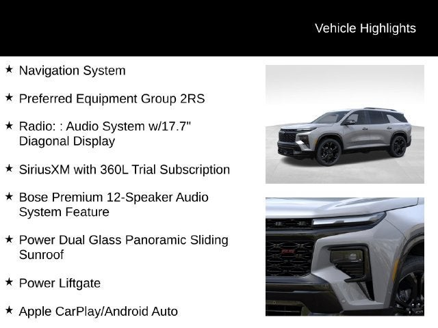 2027 Chevrolet Traverse RS