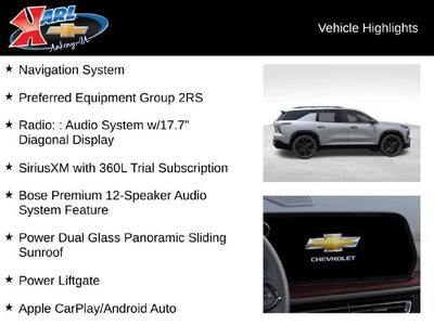 2027 Chevrolet Traverse RS