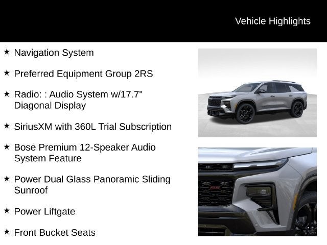 2027 Chevrolet Traverse RS