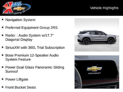 2027 Chevrolet Traverse RS