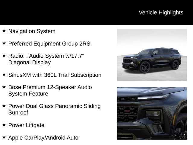 2027 Chevrolet Traverse RS