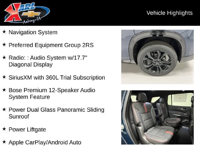 2027 Chevrolet Traverse RS