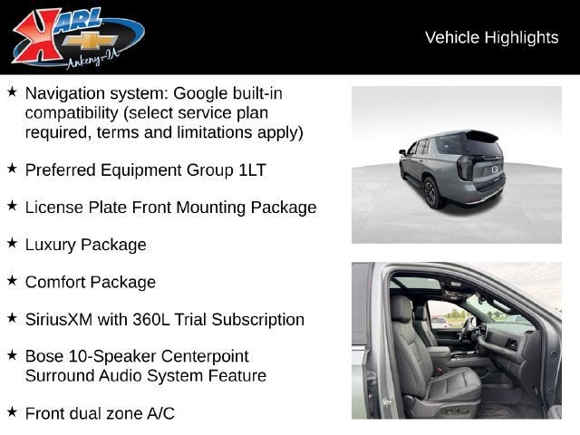 2025 Chevrolet Tahoe LT