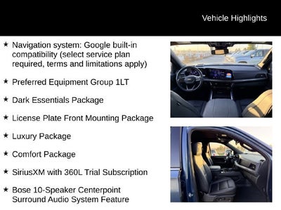 2025 Chevrolet Tahoe LT