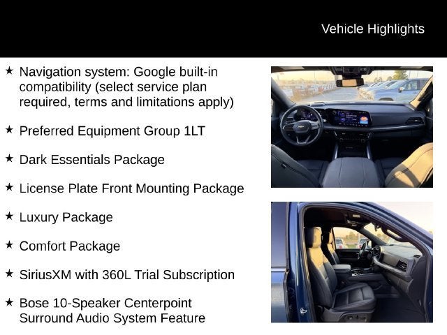 2025 Chevrolet Tahoe LT