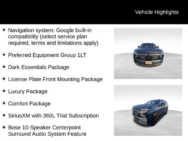 2025 Chevrolet Tahoe LT