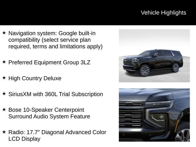 2026 Chevrolet Tahoe High Country
