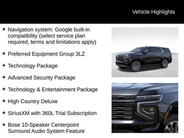 2026 Chevrolet Tahoe High Country