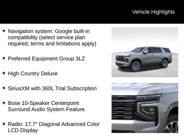 2026 Chevrolet Tahoe High Country