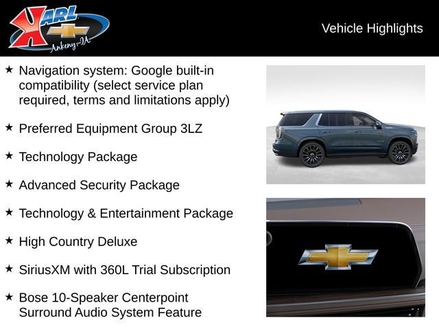 2026 Chevrolet Tahoe High Country