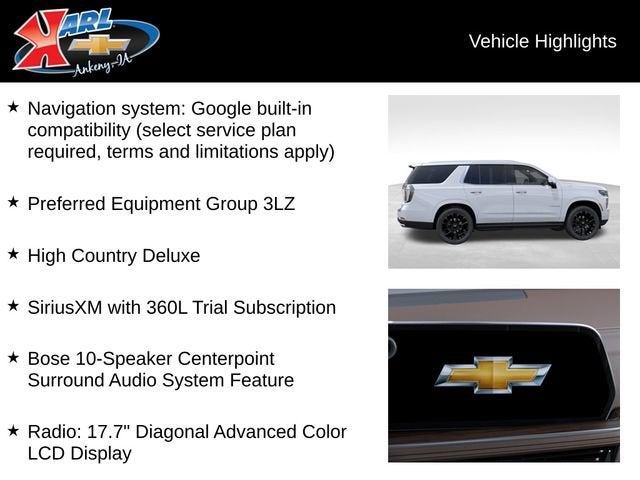 2026 Chevrolet Tahoe High Country