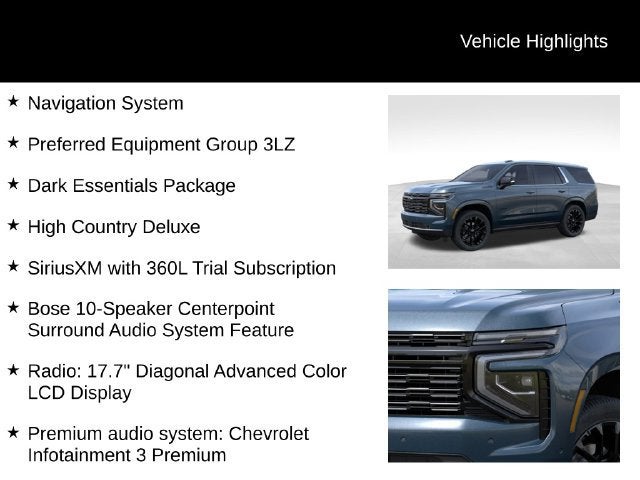 2027 Chevrolet Tahoe High Country