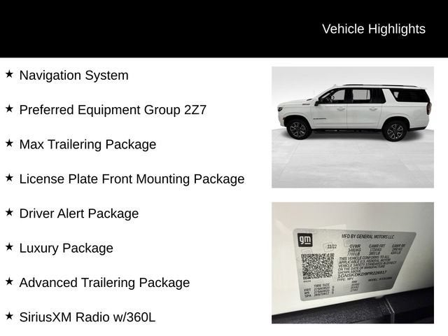 2023 Chevrolet Suburban Z71